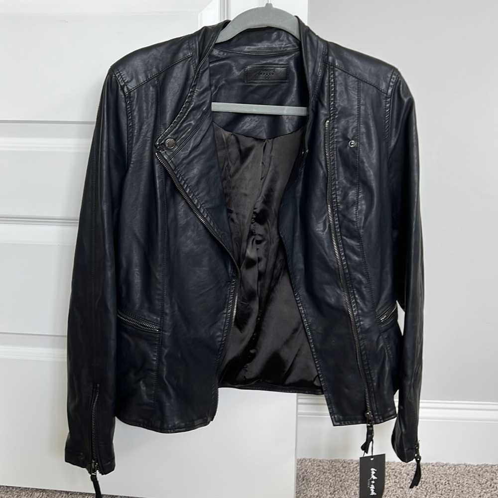 BLANKNYC Vegan Moto Jacket Brand New